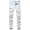 Fashion Mid Waisted Jeans Men's Ripped Jeans Denim Pants